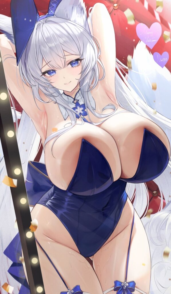 銀髪のエロ画像をランダムに貼っていくスレ