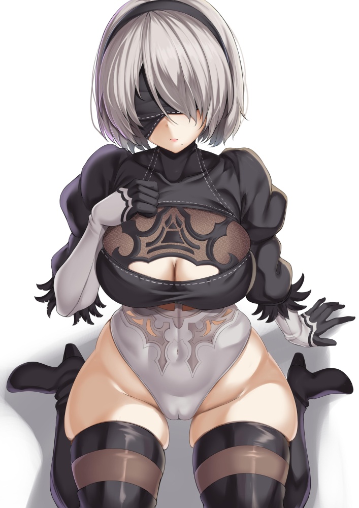 【エロ画像】NieR Automataのヤラシイ画像を今日のオカズにしませんか?