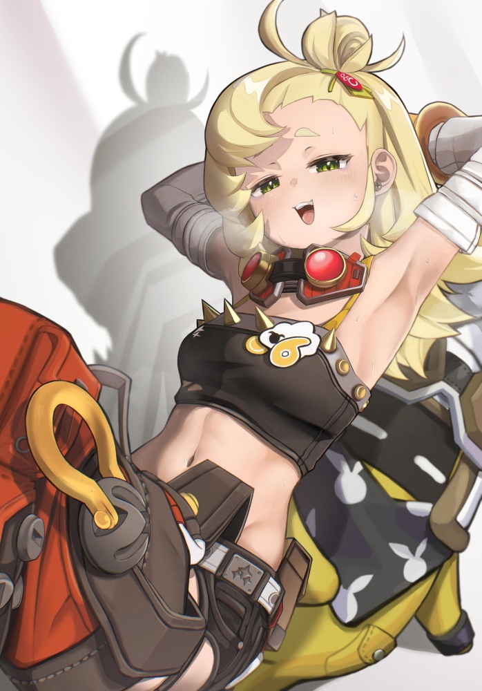 Vtuber　一伊那尓栖のフィギュア風AIエロ画像 7枚目