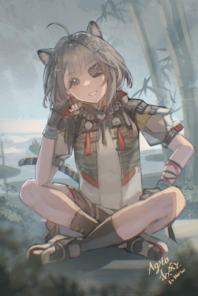 クッソ可愛いアークナイツ系美少女で妄想!ハメ撮り中出し!