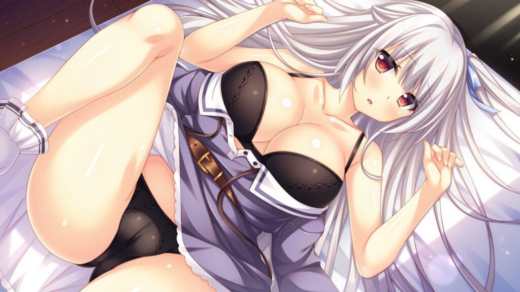 まんぐり返しの二次元エロ画像。