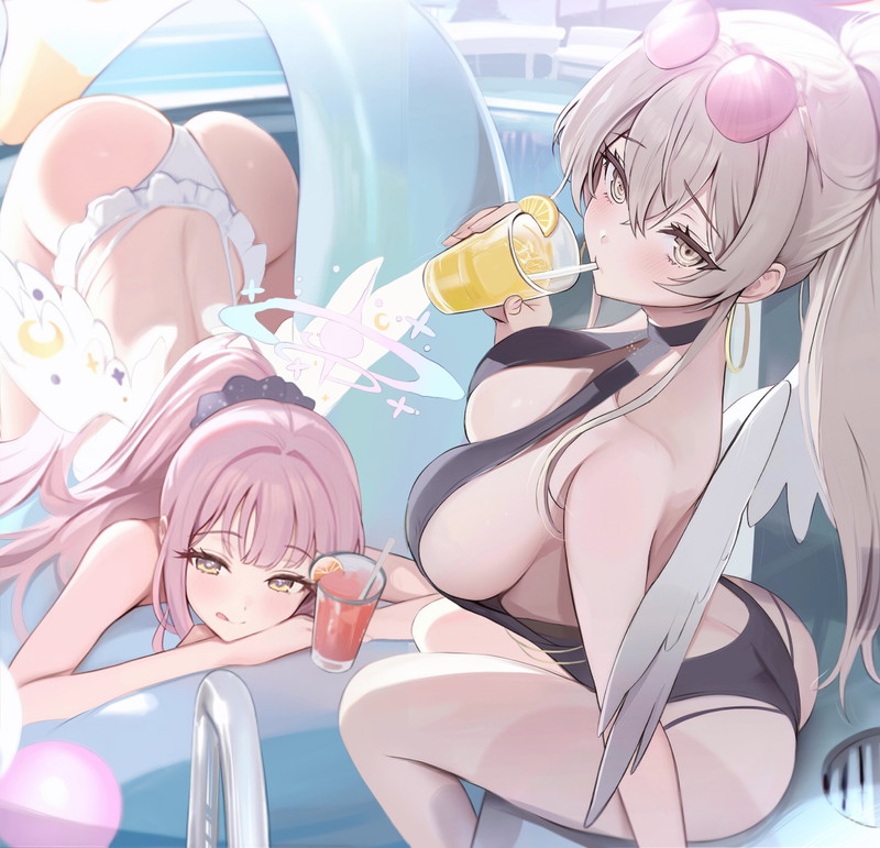 威力バツグンなブルーアーカイブの二次エロ画像詰め合わせ