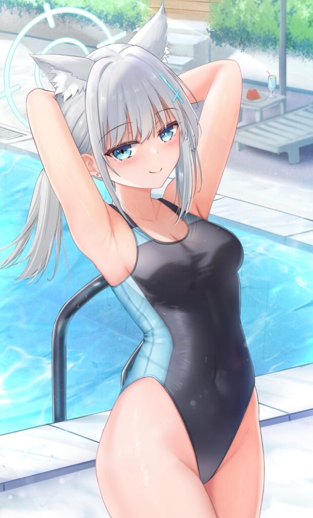 【二次】ブルーアーカイブのメチャシコで可愛い女の子のエッチな画像