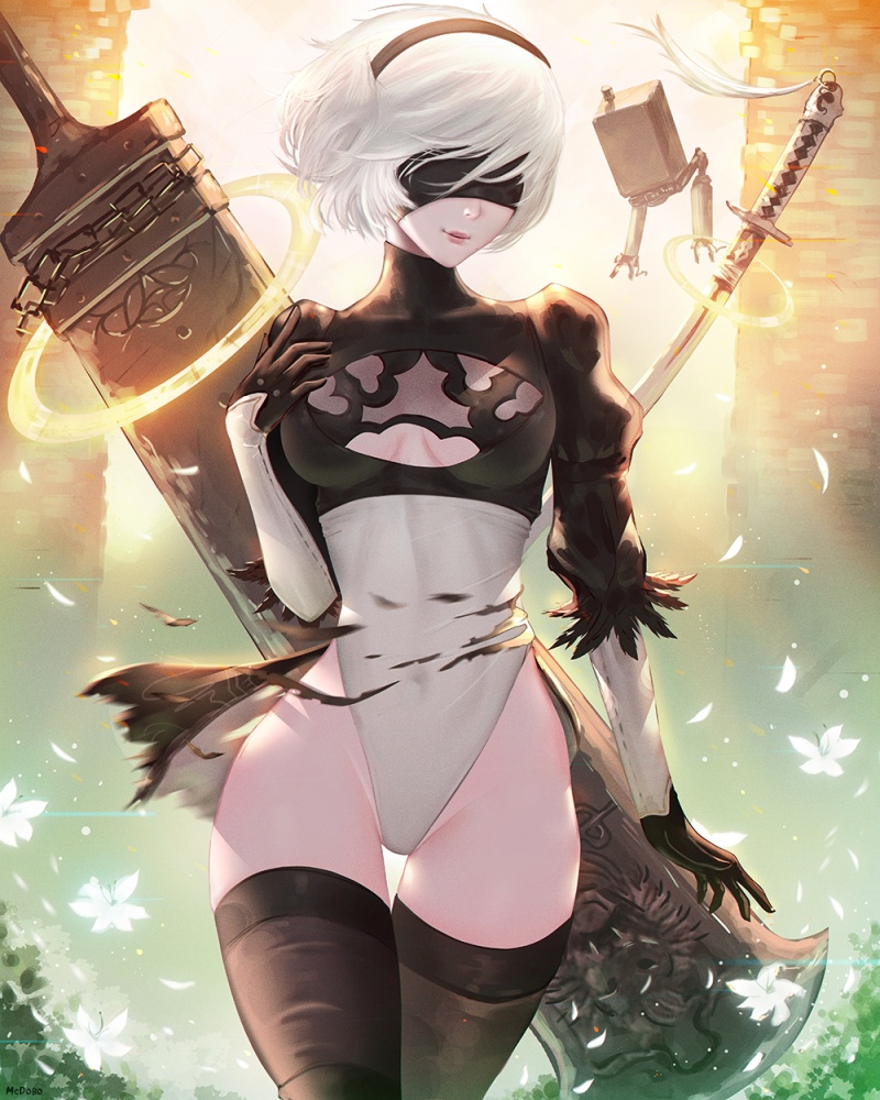 【エロ画像】NieR Automataのヤラシイ画像を今日のオカズにしませんか?