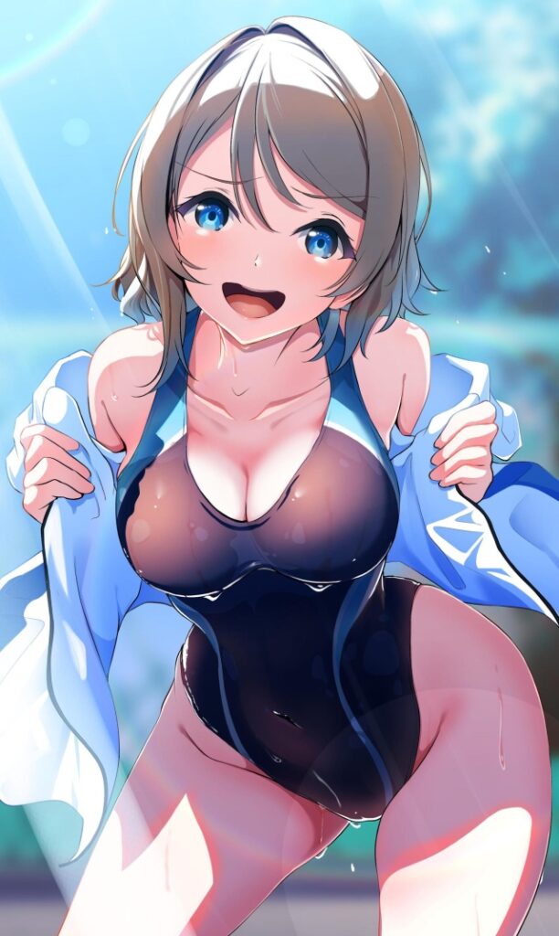 競泳水着のエロ可愛い画像貼っていくぜ!