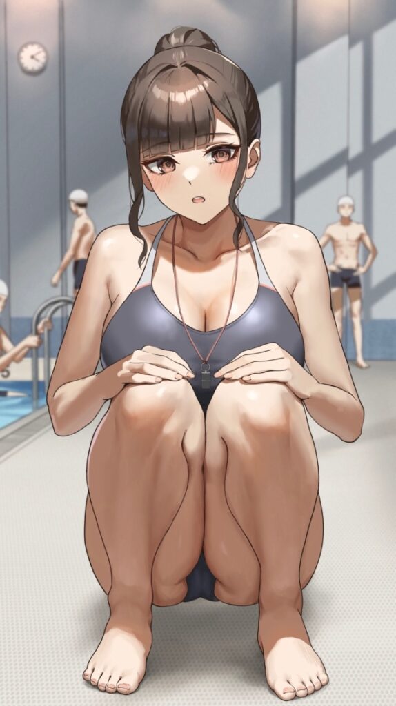 競泳水着のエロ可愛い画像貼っていくぜ!