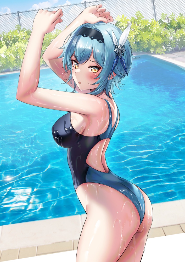 競泳水着のエロ可愛い画像貼っていくぜ!