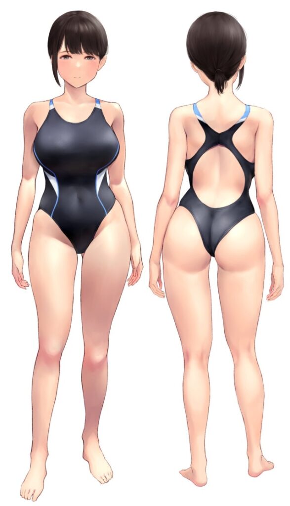 競泳水着のエロ可愛い画像貼っていくぜ!