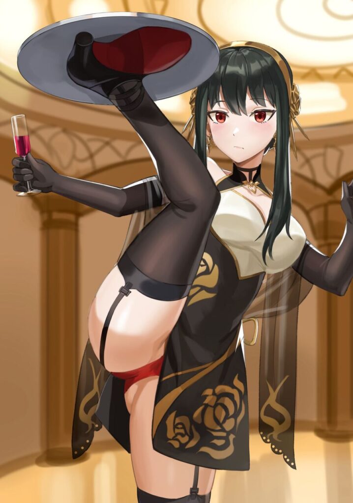 ガーターベルトの二次フェチ画像。