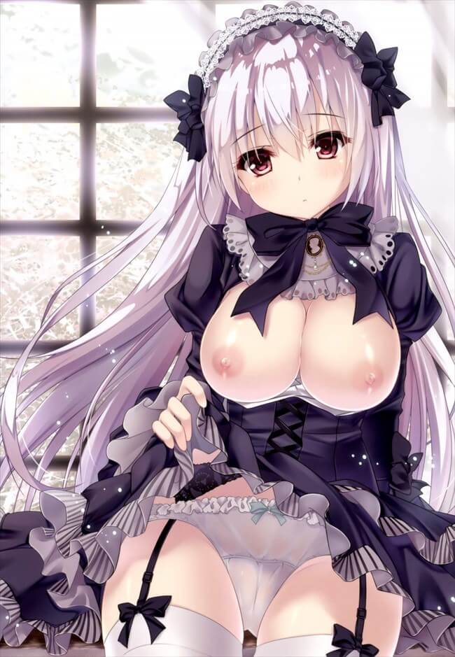ガーターベルトの二次フェチ画像。