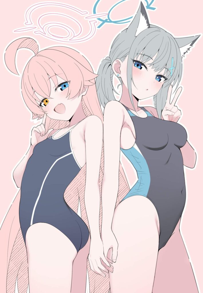 競泳水着の背徳感あふれるエロ画像