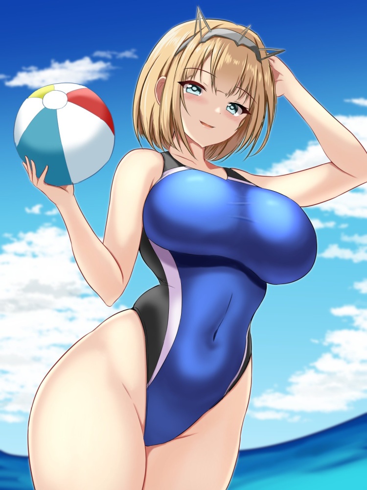 競泳水着の背徳感あふれるエロ画像