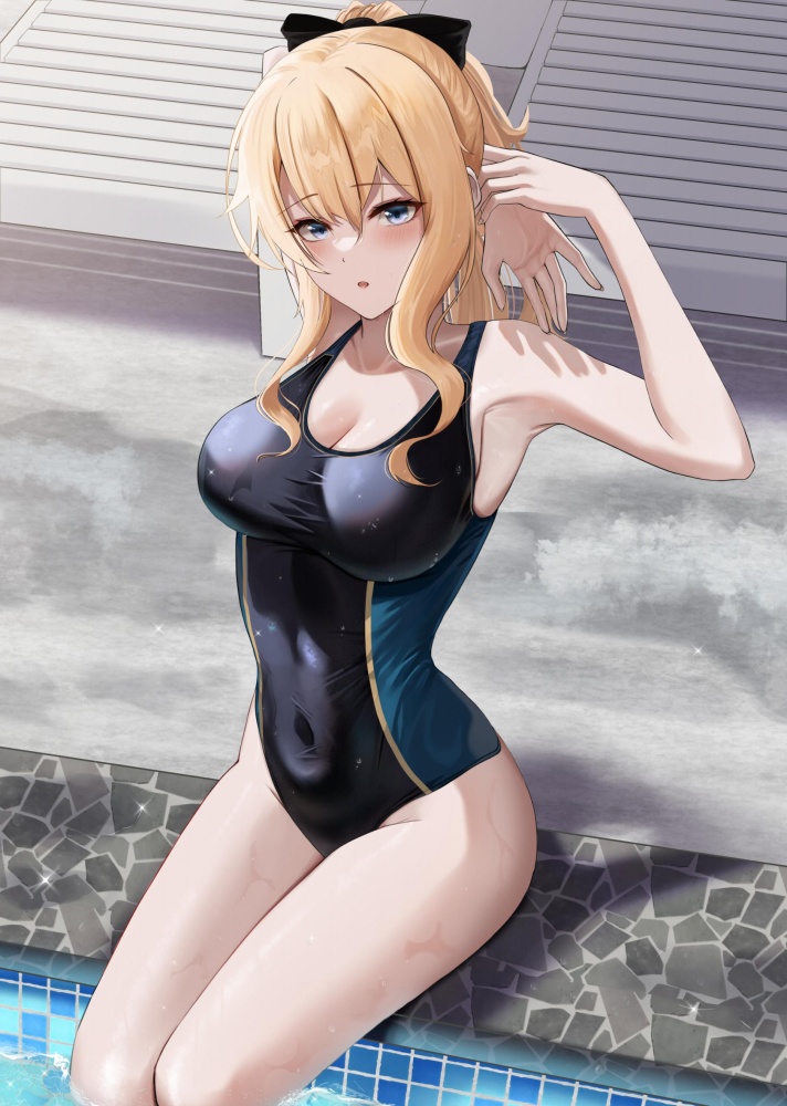 競泳水着のエロ画像詰め合わせ