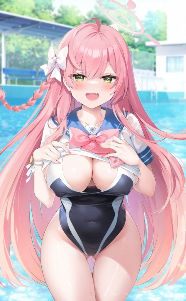 競泳水着のエロ画像詰め合わせ