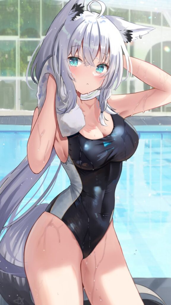 競泳水着のエロ画像詰め合わせ