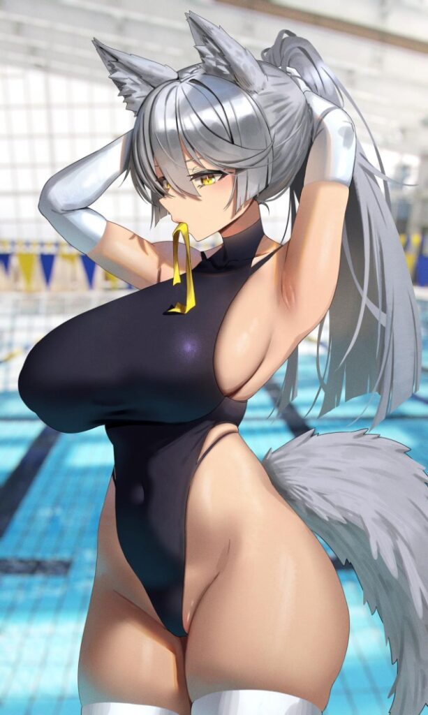 【※勃起不可避】競泳水着の美少女画像がヤバスギクンwwwwwwwwww【二次画像】