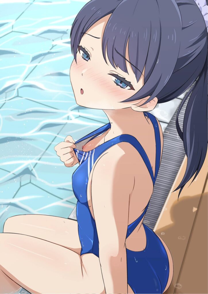 【※勃起不可避】競泳水着の美少女画像がヤバスギクンwwwwwwwwww【二次画像】