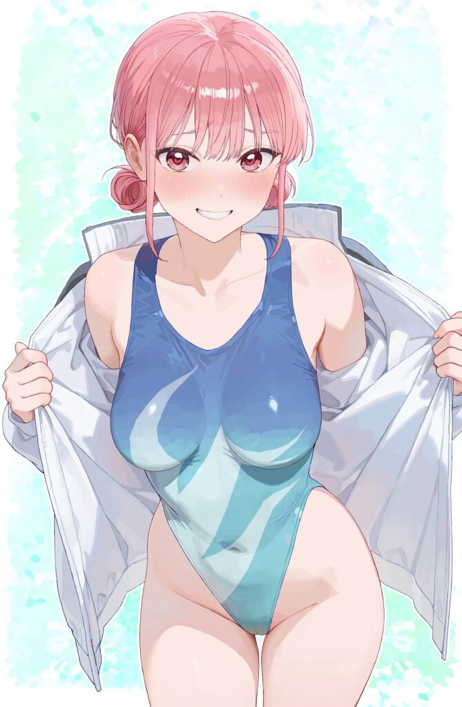 【※勃起不可避】競泳水着の美少女画像がヤバスギクンwwwwwwwwww【二次画像】