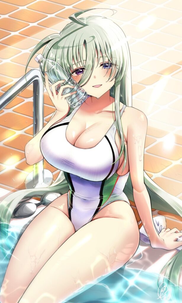 【※勃起不可避】競泳水着の美少女画像がヤバスギクンwwwwwwwwww【二次画像】