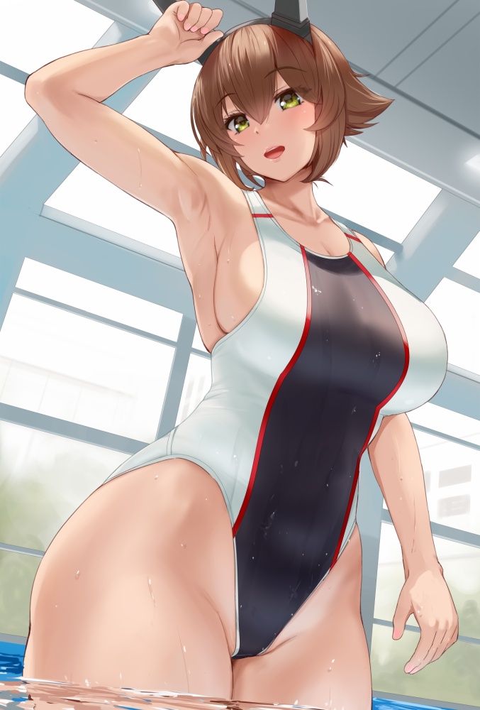 【※勃起不可避】競泳水着の美少女画像がヤバスギクンｗｗｗｗｗｗｗｗｗｗ【二次画像】