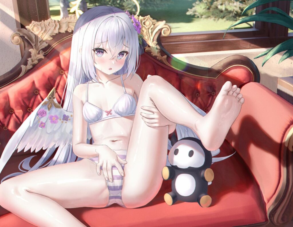 縞パンのエロ画像なんです！
