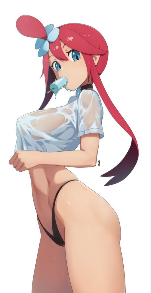 濡れ透けのエロ画像フォルダを解放していく