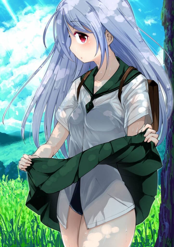 濡れ透けのエロ画像フォルダを解放していく