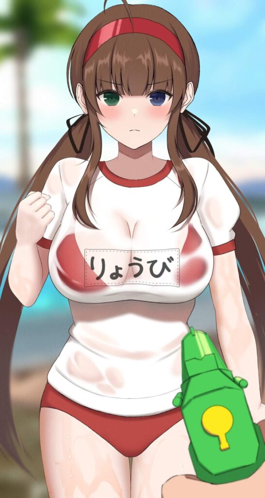 濡れ透けのエロ画像フォルダを解放していく
