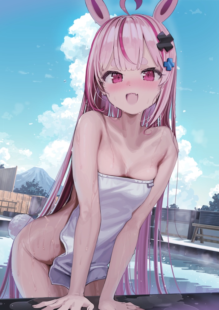 温泉の二次エロ画像で!