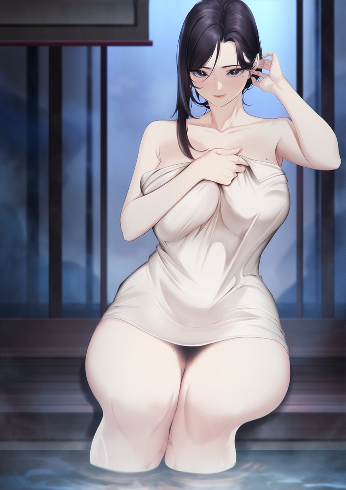 温泉の二次エロ画像で!