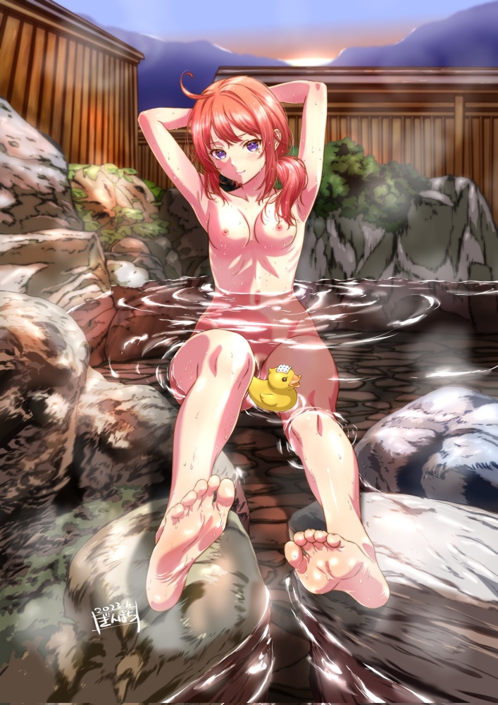 温泉の二次エロ画像で!