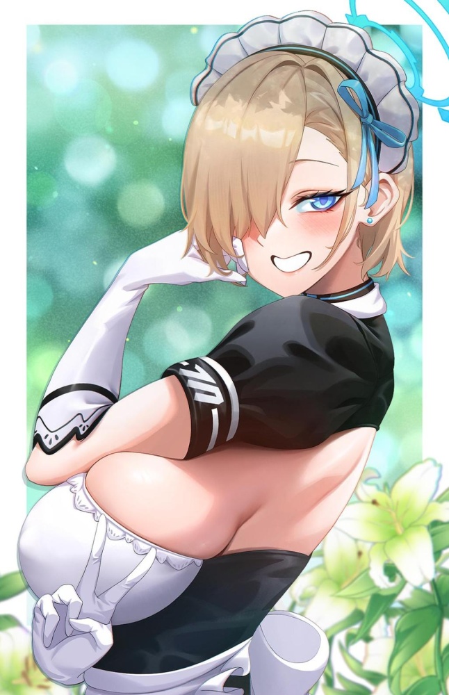 メイドのエロ画像をアップ！