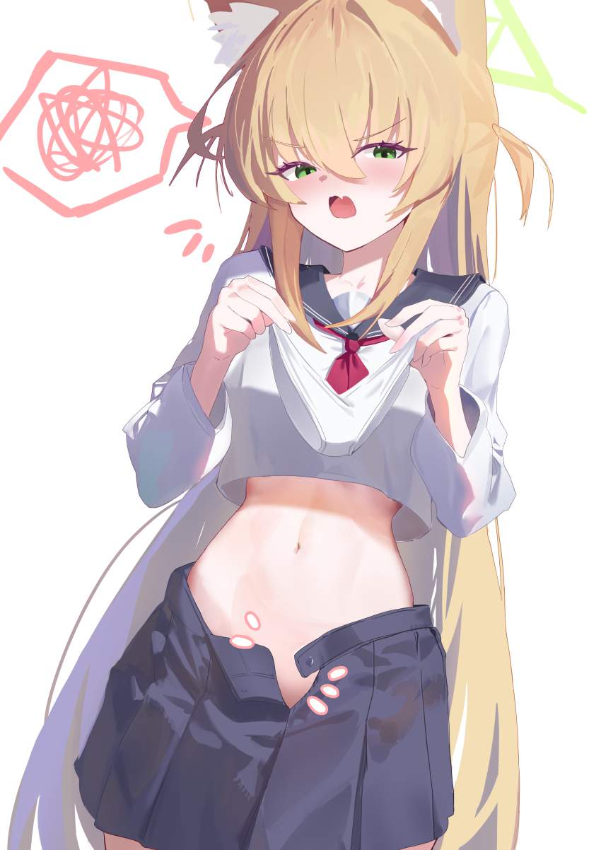 ブルーアーカイブの可愛い二次元画像。