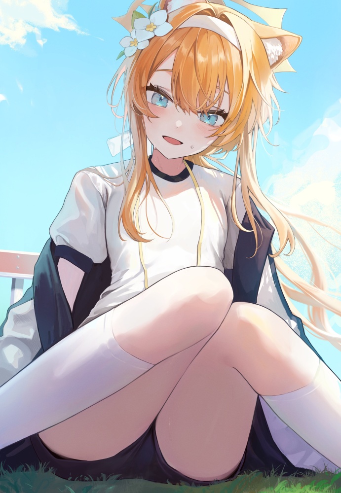 ブルーアーカイブの可愛い二次元画像。