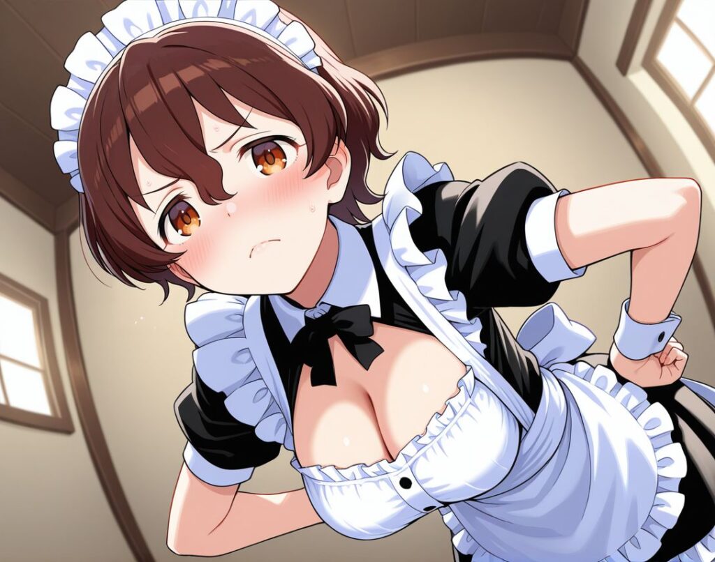 メイドのエロい画像