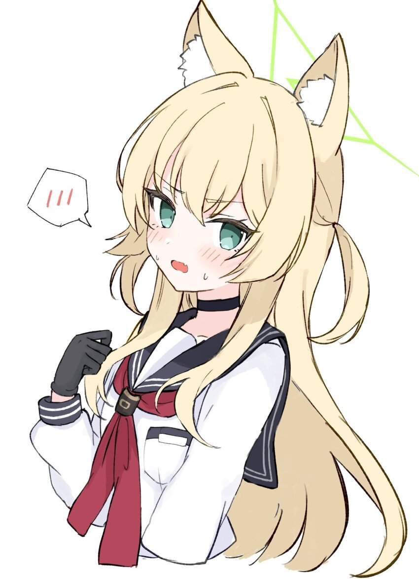 ブルーアーカイブの可愛い二次元画像。