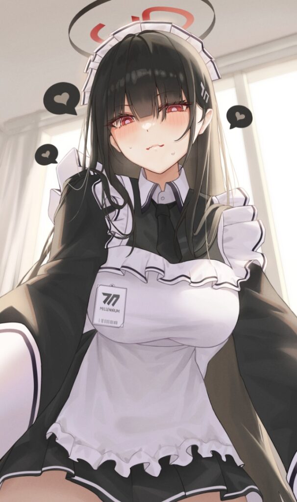 メイドのエロ画像をアップ!