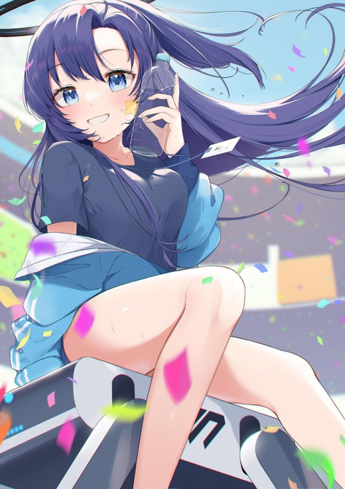 ブルーアーカイブの可愛い二次元画像。