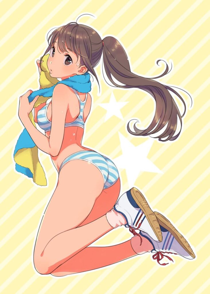 パンツ・下着の可愛い二次元画像。