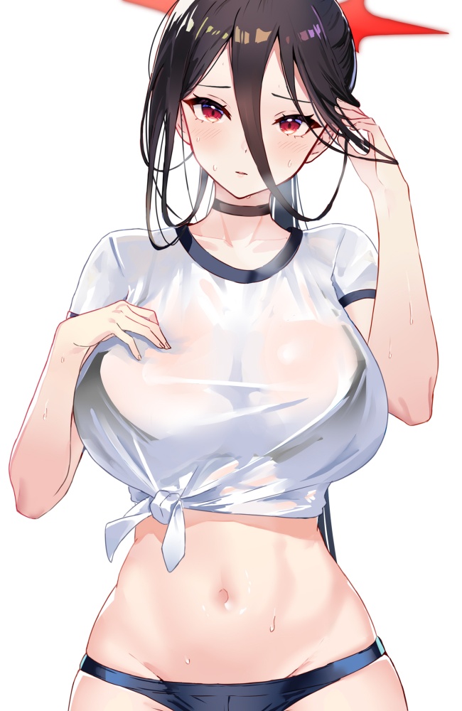 ブルーアーカイブの可愛い二次元画像。