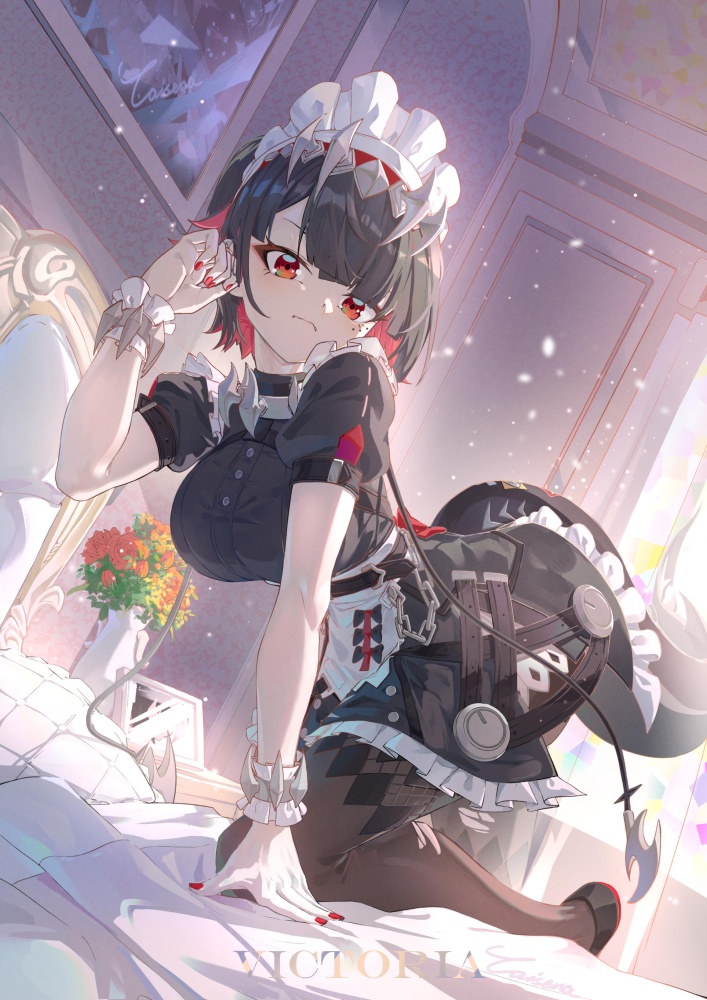 メイドのエロ画像をアップ!