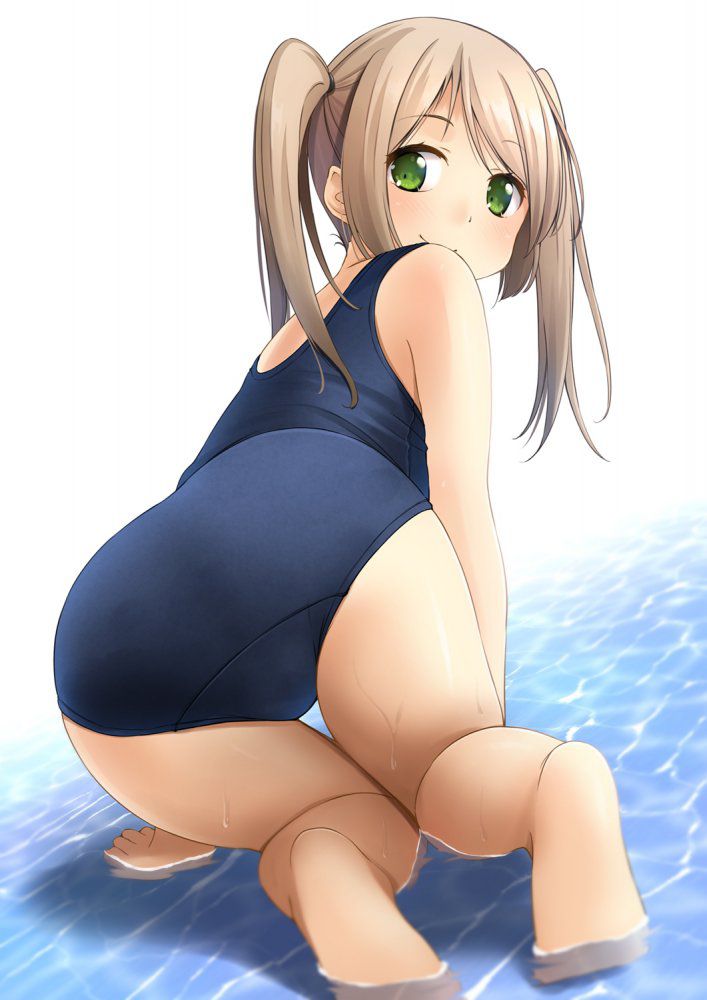 スク水の二次エロ画像で!