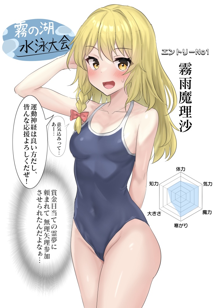 スク水でしこれる二次画像ください！