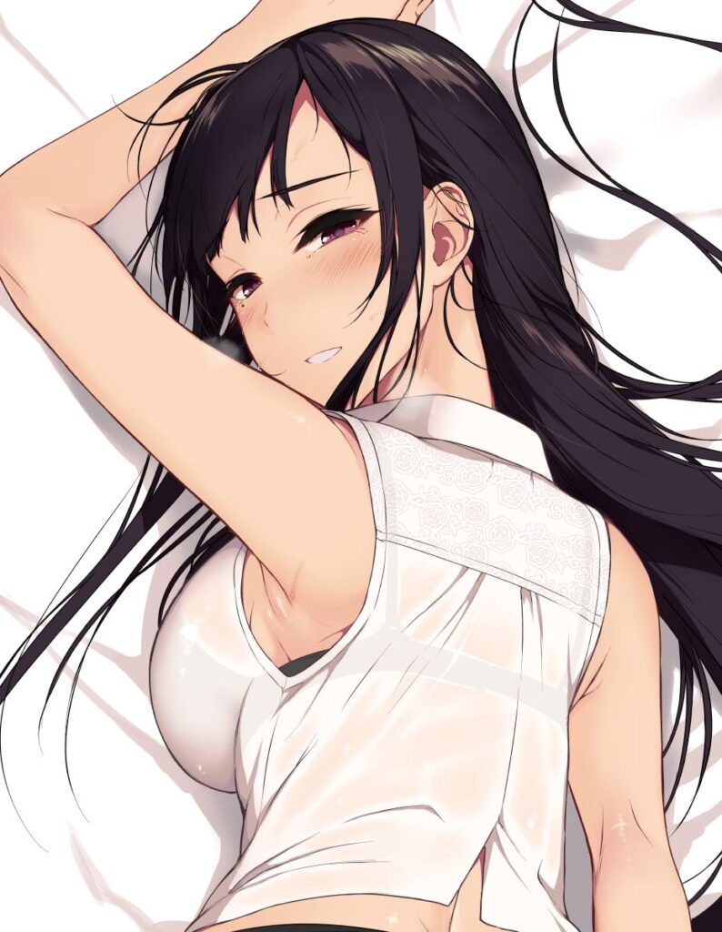 黒髪のエロい画像