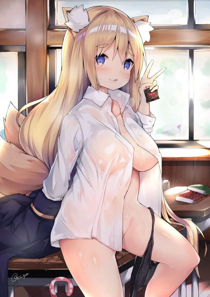 コンドームの二次フェチ画像。
