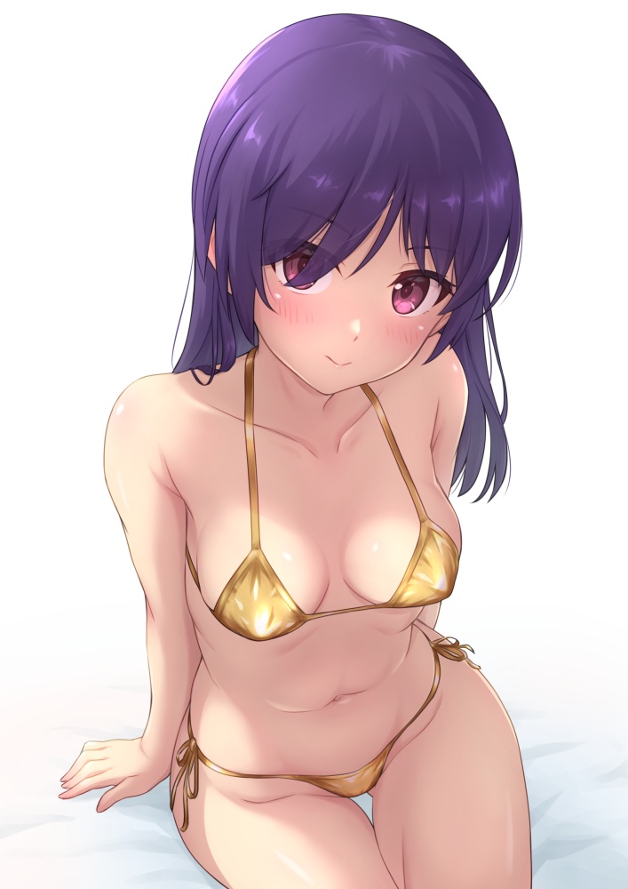 ビキニの二次元エロ画像。