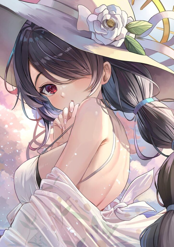 黒髪のエロい画像