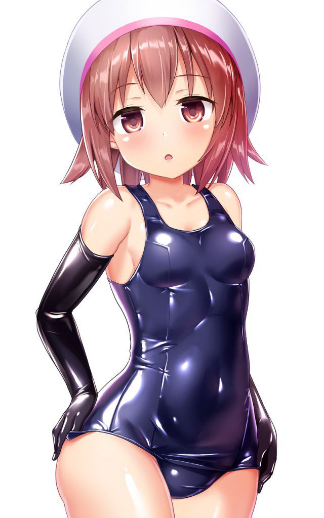 スク水の二次エロ画像で!