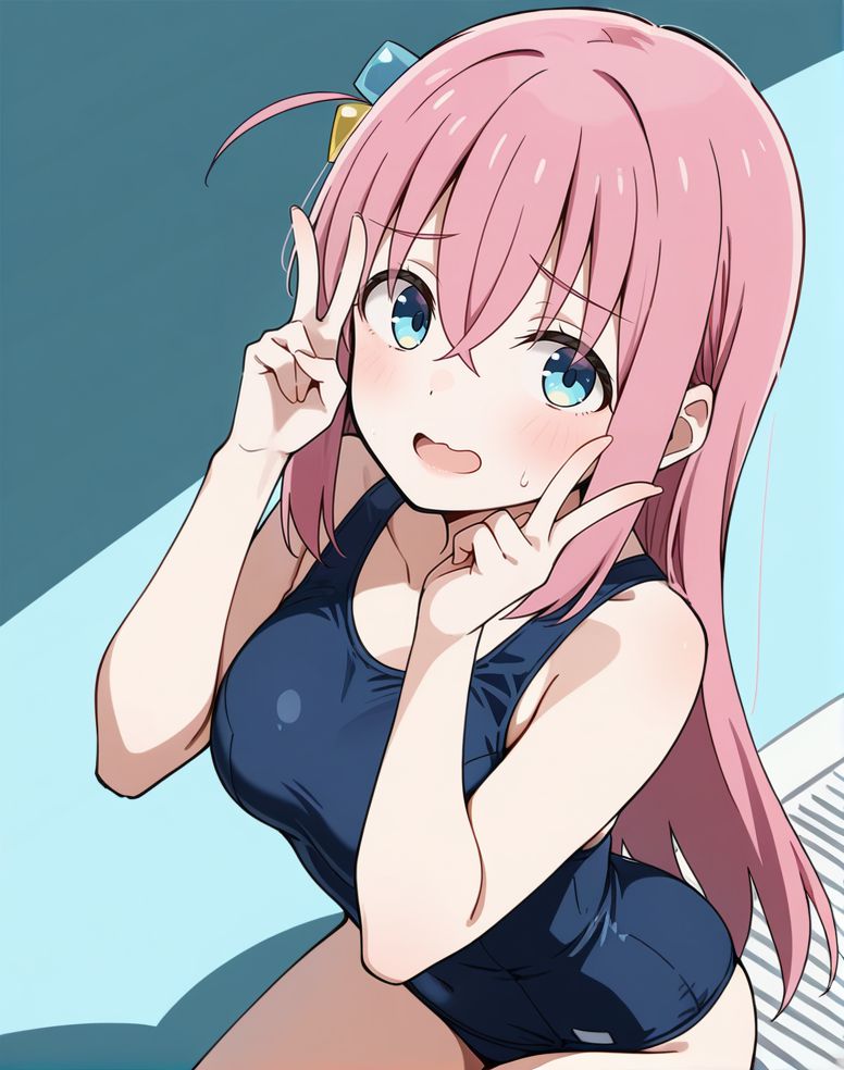 スク水でしこれる二次画像ください！