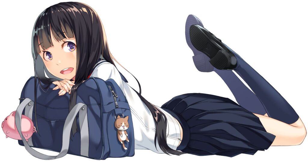 黒髪のエロい画像